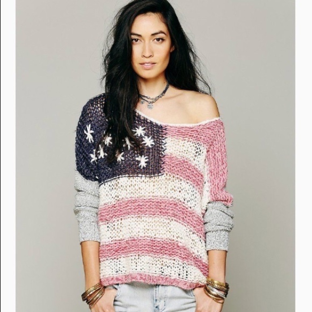 American flag sweater